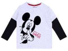 Disney DISNEY Mickey Mouse Červené a šedé pyžamo, dlhé rukávy 18-24 m 92 cm