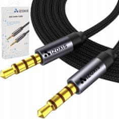 Izoksis Izoxis 18931 Audio kábel 3.5mm Jack (M) to 3.5mm Jack (M) 1,75m čierny