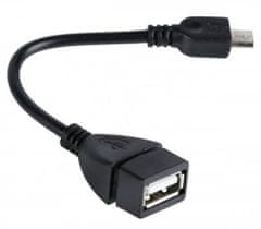 APT  AK220 USB adér - redukcia USB samica - micro USB samec HOST OTG