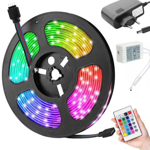 Verk  12257 LED pásik RGB 4,5 m s diaľkovým ovládaním