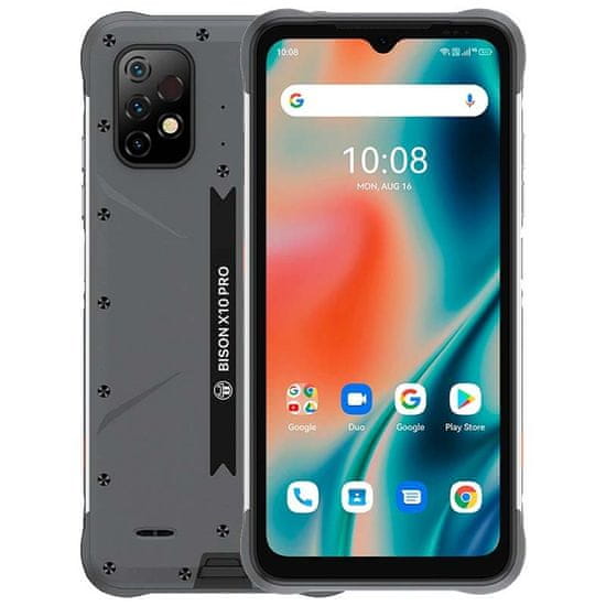 Umidigi Bison X10 Pro 4/128GB , 6150 mAh, sivá