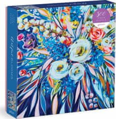 Galison Štvorcové puzzle Umelecké kvety 500 dielikov
