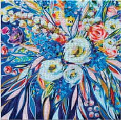 Galison Štvorcové puzzle Umelecké kvety 500 dielikov