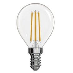 EMOS LED žiarovka ZF1220 Filament Mini Globe 3,4W E14 teplá biela