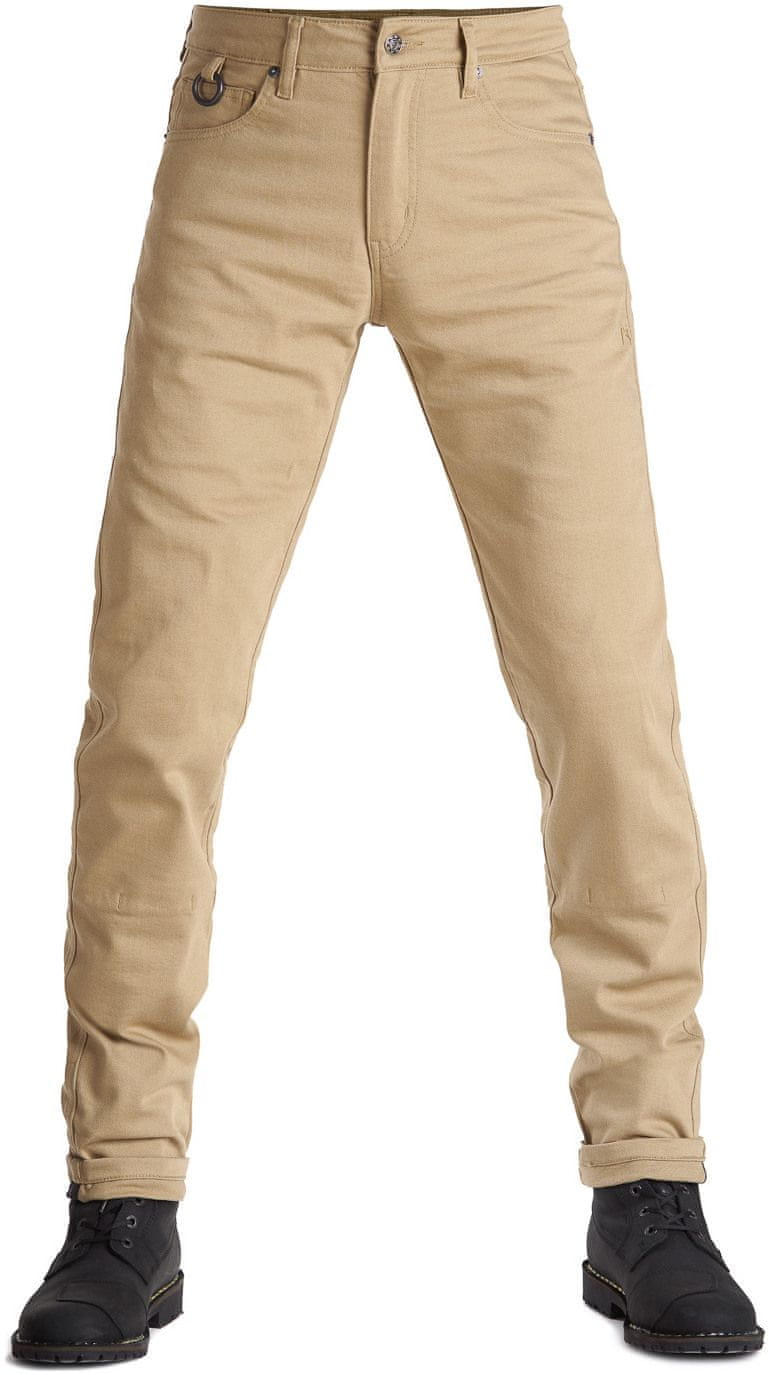 PANDO MOTO nohavice jeans ROBBY COR 01 Short béžovej | MALL.SK