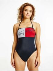 Tommy Hilfiger Tmavomodré dámske jednodielne plavky Tommy Hilfiger Underwear S