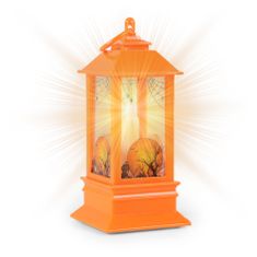 Rappa Lampa na halloween oranžová so svetlom