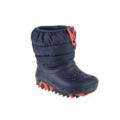 Crocs Snehovky tmavomodrá 23 EU Classic Neo Puff