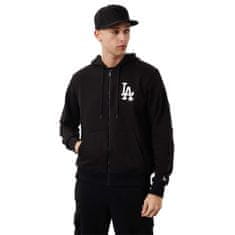 New Era Mikina čierna 183 - 187 cm/L Mlb League Los Angeles Dodgers Essential Zip Hoodie