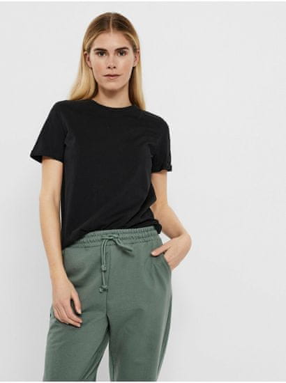 Vero Moda Čierne basic tričko VERO MODA Paula