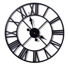 TZB Nástěnné hodiny Romain 50 cm černé