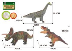 Alltoys Dinosaurus mäkký 3 druhy 42 cm
