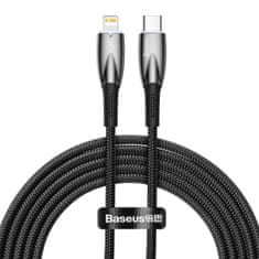 shumee Kábel pre rýchle nabíjanie iPhone USB-C - Lightning 480Mb/s PD 20W 2m čierny