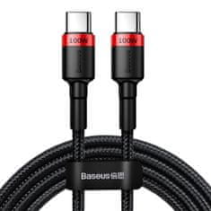 shumee Nylonový silný kábel USB-C PD kábel 100W 20V 5A 2m čierny