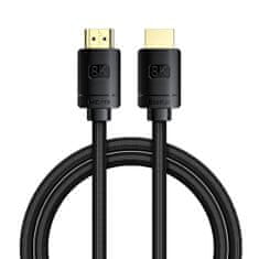 shumee Predný kábel HDMI 2.1 High Definition Series 8K 1,5 m - čierny