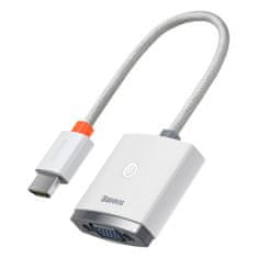 shumee Adaptér HDMI na VGA + 3,5 mm minijack napájací zdroj microUSB Lite Series biely