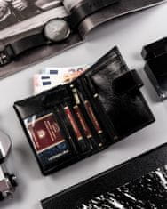 Peterson Pánska kožená peňaženka so zipsovou časťou na doklady