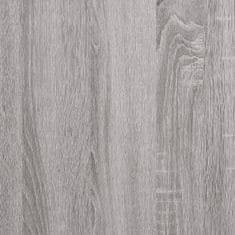 Vidaxl Nástenný nočný stolík sivý dub sonoma 35x35x20 cm