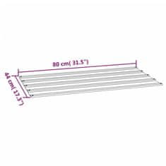 Vidaxl Strešné panely 12 ks, hrdzavé 80x44 cm, cortenová oceľ