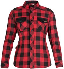 BROGER alaska Lady Red/Black Motorcycle Shirt S