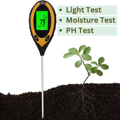 Sofistar Pôdny tester 4 v 1 (meter osvetlenia, hodnota PH, vlhkosť a teplota pôdy)