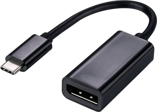 C-Tech adaptér USB-C - Displayport, M/F, 15cm