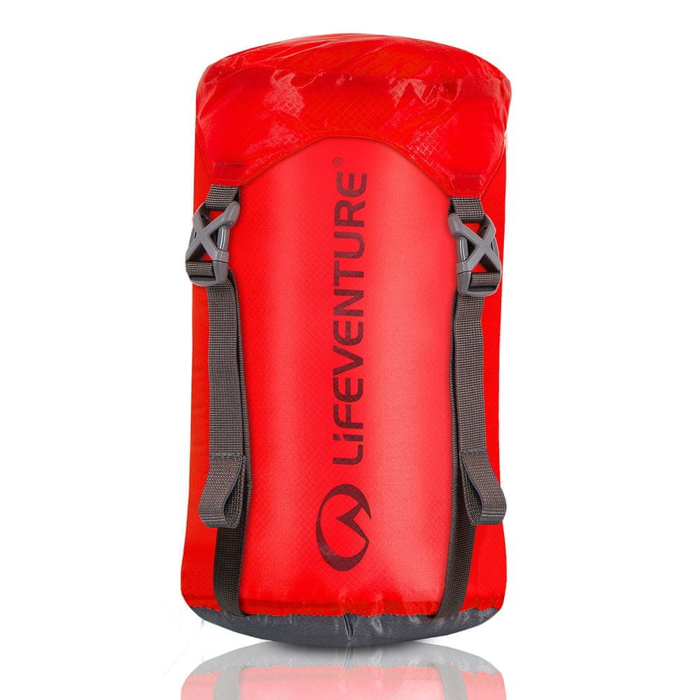 Lifeventure vodeodolný kompresný vak Ultralight Compression Sack - 5l - red