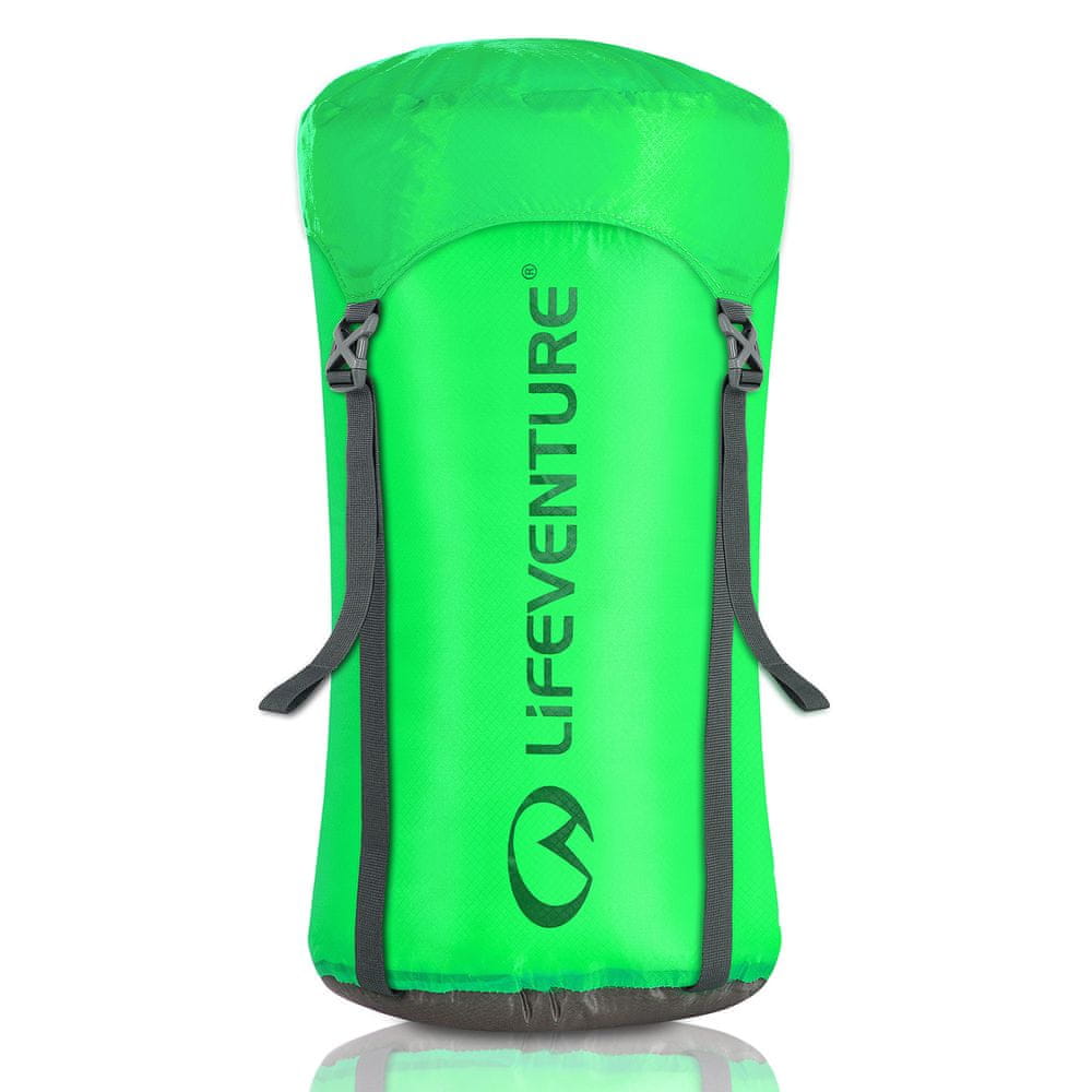 Lifeventure vodeodolný kompresný vak Ultralight Compression Sack - 15l - green