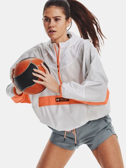 Under Armour Bunda Rush Woven Anorak-WHT