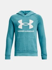 Under Armour Mikina UA RIVAL FLEECE HOODIE-BLU YXL