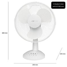 Clatronic VL 3602 WH ventilátor 30cm 40W