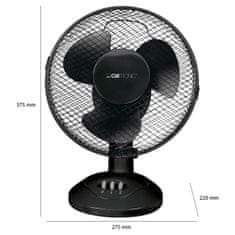 Clatronic VL 3601 BK stolový ventilátor 23cm, čierny