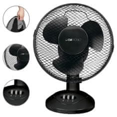 Clatronic VL 3601 BK stolový ventilátor 23cm, čierny