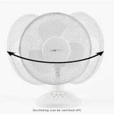 Clatronic VL 3601 WH stolový ventilátor 23 cm biely