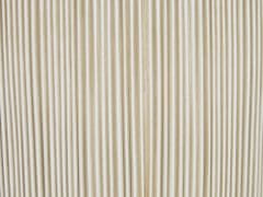 Beliani Kvetináč béžová / biela okrúhla 44 x 44 x 48 cm CHIOS