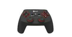 C-Tech Gamepad Khort pre PC/PS3/Android, 2x analóg, X-input, vibračný, bezdrôtový, USB