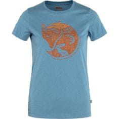 Fjällräven Arctic Fox Print T-shirt W, dawn blue-terracotta brown, xs