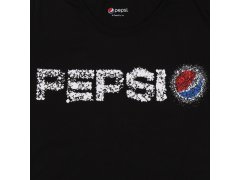 Pepsi PEPSI Námornícke a čierne dámske bavlnené pyžamo s krátkym rukávom M