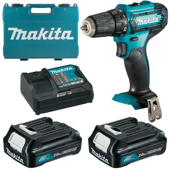 Makita Skrutkovač 12V 30Nm 2-pólový 2x2Ah DF333DSAE