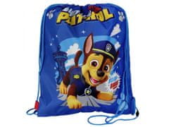 Paw Patrol Paw Patrol Chase Modrá taška na topánky, školská taška, taška na telocvik 