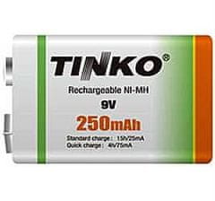 HADEX Nabíjacia batéria NiMH 6F22 9V/250mAh TINKO