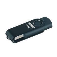 HAMA USB 3.0 Flash Drive Rotate, 128 GB, 70 MB/s, petrolejová modrá