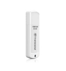 Transcend 32GB JetFlash 370, USB 2.0 flash disk, biely