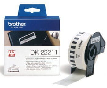 BROTHER - DK-22211 (biela filmová rola 29mm x 15,24m)