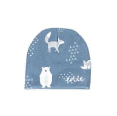 ENIE BABY Čiapka detská s ohybom Bear and Fox chlapec 12-16m