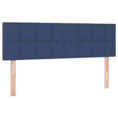 Petromila vidaXL Boxspring posteľ s matracom modrý 140x190 cm látka