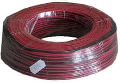 HADEX Dvojlinka 2x0,12mm2 CU, 28AWG červeno-čierna, balenie 100m