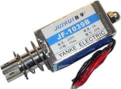 HADEX Elektromagnet ťažný JF-1039B 12VDC, hrúbka 25N, zdvih 10mm