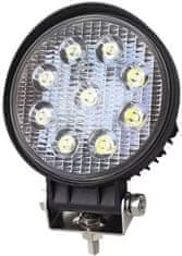 HADEX Pracovné svetlo LED 10-30V/27W rozptylné, priemer 115x38mm