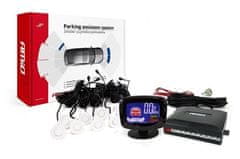 HADEX Parkovacie senzory cúvacie LED-GRAF 8 biele senzory